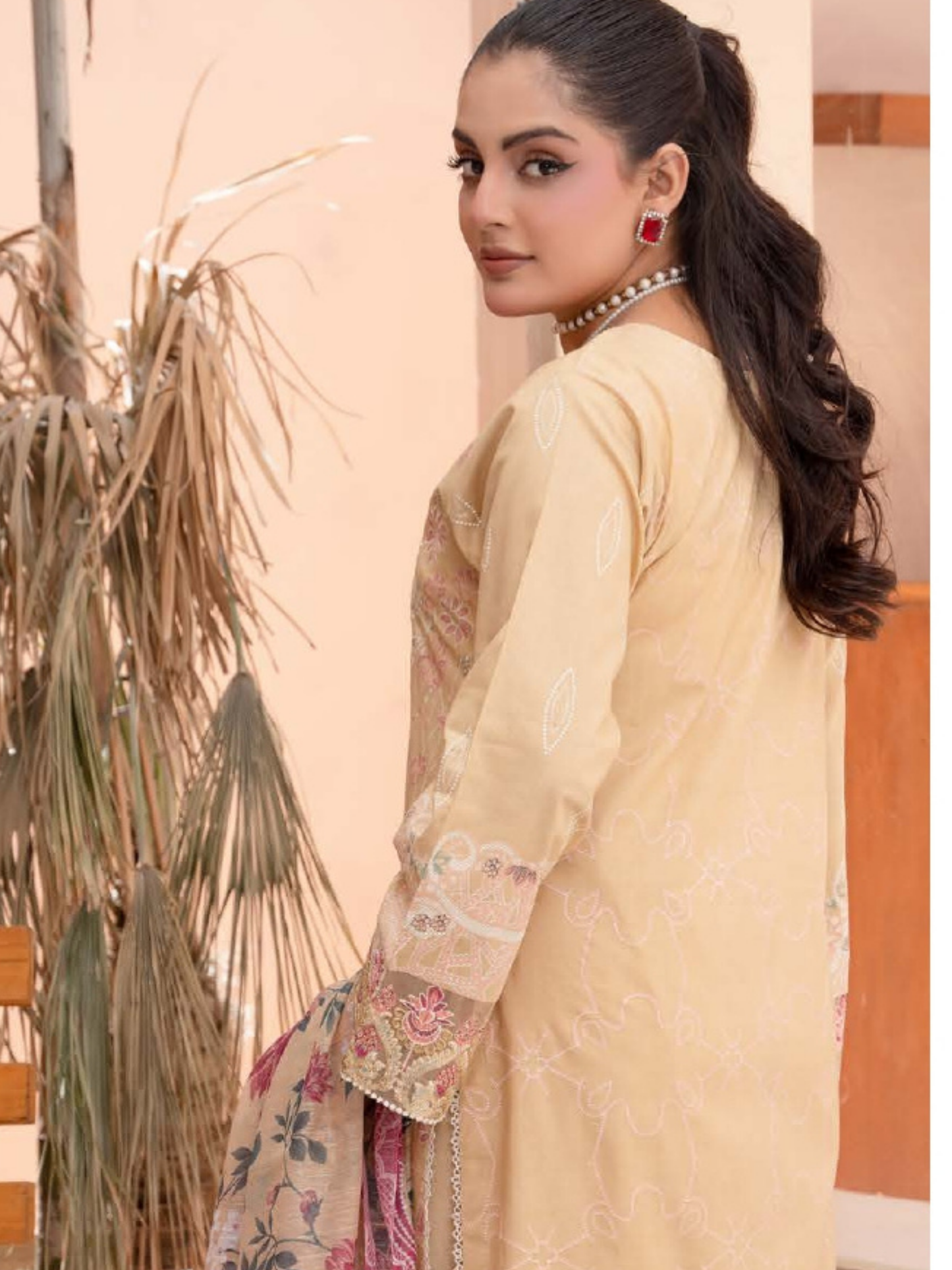 3-Piece Embroidered Suit